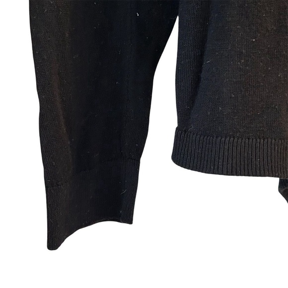 Ann Taylor Women's Black Open Front Cardigan Sweater Size L - Picture 5 of 8